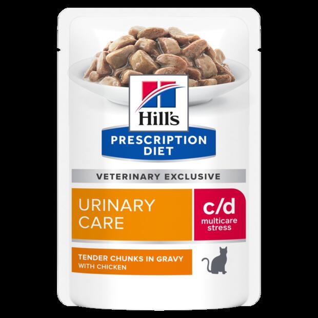Hills Prescription Diet Cd Urinary Stress Wet Cat Food Pouches