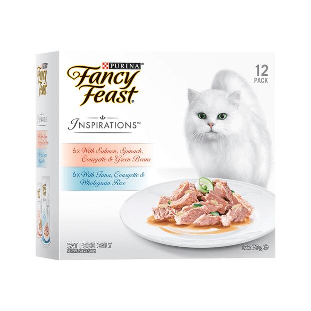 Fancy Feast Inspirations Salmon Tuna Variety Pack