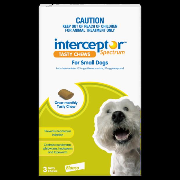 Interceptor Spectrum Chews Small Green