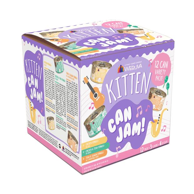 Weruva Kitten Kitten Chicken Tuna Variety Pack Wet Cat Food Cans