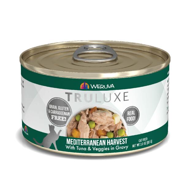 Weruva Truluxe Tuna And Veggies In Gravy Wet Cat Food Cans