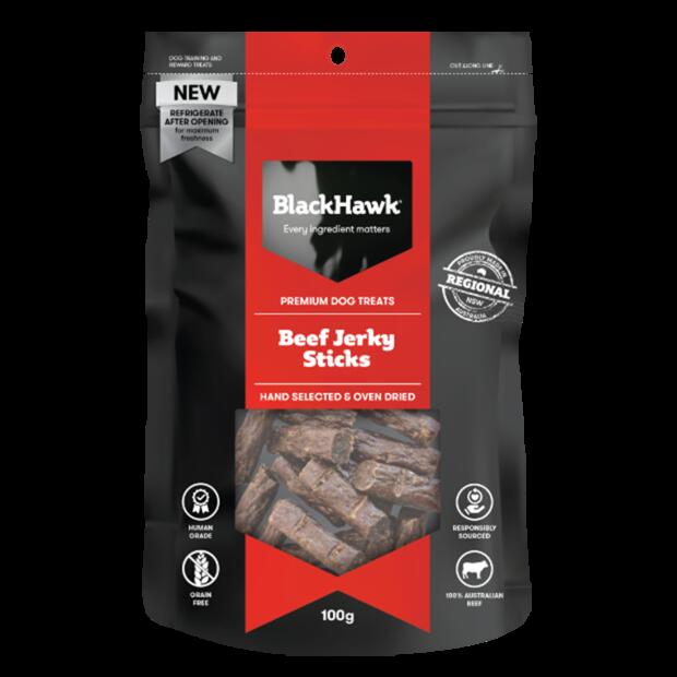Black Hawk Beef Sticks Dog Treats