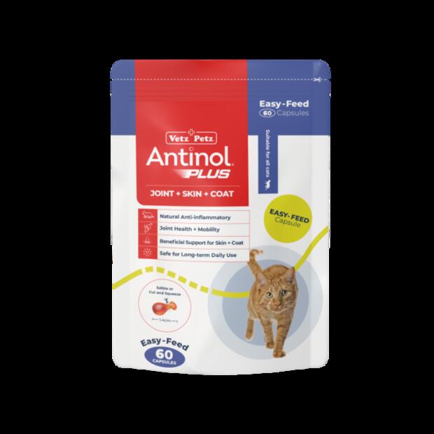 Antinol Plus Easy Feed Joint Capsules For Cats