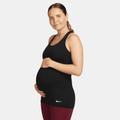 Nike Dri-FIT (M) Women's Tank Top (Maternity) - Black - 50% Recycled Polyester