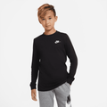 Nike Sportswear Older Kids' (Boys') Long-Sleeve T-Shirt - Black