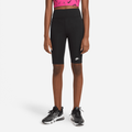 Nike Sportswear Older Kids' (Girls') High-Rise 23cm (approx.) Bike Shorts - Black