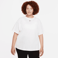 Nike Sportswear Essential Women's Oversized Short-Sleeve Top - White - 50% Organic Cotton