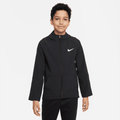 Nike Dri-FIT Older Kids' (Boys') Woven Training Jacket - Black - 50% Recycled Polyester