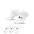 Nike Sportswear Everyday Essential No-Show Socks (3 Pairs) - White - 50% Recycled Polyester