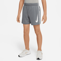 Nike Multi Older Kids' (Boys') Dri-FIT Graphic Training Shorts - Grey - 50% Recycled Polyester