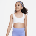 Nike Alate All U Older Kids' (Girls') Sports Bra - White - 50% Recycled Polyester