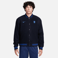 Chelsea F.C. Men's Nike Football Varsity Jacket - Blue