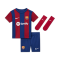 F.C. Barcelona 2023/24 Home Baby/Toddler Nike Dri-FIT 3-Piece Kit - Blue - 50% Recycled Polyester