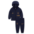 Paris Saint-Germain Strike Baby/Toddler Nike Dri-FIT Hooded Tracksuit - Blue