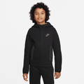 Nike Sportswear Tech Fleece Older Kids' (Boys') Full-Zip Hoodie - Black