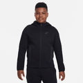 Nike Sportswear Tech Fleece Older Kids' (Boys') Full-Zip Hoodie (Extended Size) - Black