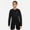 Nike Sportswear Tech Fleece Older Kids' (Boys') Sweatshirt - Black - 50% Sustainable Blends