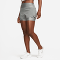 Nike Dri-FIT Swift Women's Mid-Rise 8cm (approx.) 2-in-1 Running Shorts with Pockets - Grey