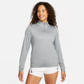 Nike Swift Women's UV Protection 1/4-Zip Running Top - Grey - 50% Recycled Polyester