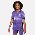Liverpool F.C. 2023/24 Stadium Third Older Kids' Nike Dri-FIT Football Shirt - Purple - 50% Recycled Polyester