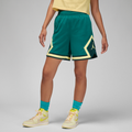 Jordan Sport Women's Diamond Shorts - Green - 50% Recycled Polyester
