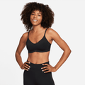 Nike Alate Minimalist Women's Light-Support Padded Sports Bra - Black - 50% Recycled Polyester