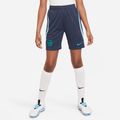 F.C. Barcelona Strike Third Older Kids' Nike Dri-FIT Football Knit Shorts - Blue - 50% Recycled Polyester