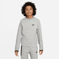 Nike Sportswear Tech Fleece Older Kids' (Boys') Sweatshirt - Grey - 50% Sustainable Blends
