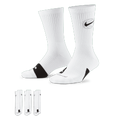 Nike Everyday Crew Basketball Socks (3 Pairs) - White