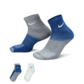 Nike Everyday Plus Cushioned Ankle Socks (2 Pairs) - Multi-Colour