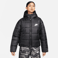 Nike Sportswear Therma-FIT Repel Women's Synthetic-Fill Hooded Jacket - Black - 50% Recycled Polyester