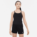 Nike Indy Older Kids' (Girls') Tank Top Sports Bra - Black - 50% Recycled Polyester