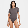 Nike Sportswear Women's Short-Sleeve Bodysuit - Brown