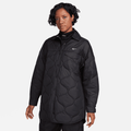 Nike Sportswear Essential Women's Quilted Trench - Black - 50% Recycled Polyester