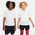 Nike Multi Older Kids' (Boys') Dri-FIT Training Top - White - 50% Recycled Polyester