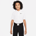 Nike Dri-FIT Victory Older Kids' (Boys') Golf Polo - White - 50% Recycled Polyester