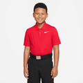 Nike Dri-FIT Victory Older Kids' (Boys') Golf Polo - Red - 50% Recycled Polyester