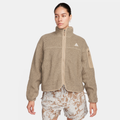Nike ACG 'Arctic Wolf' Polartec® Women's Oversized Fleece Full-Zip Jacket - Brown - 50% Recycled Polyester