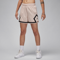 Nike Jordan Sport Women's 10cm (approx.) Diamond Shorts - Brown - 50% Recycled Polyester
