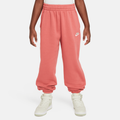 Nike Sportswear Club Fleece Older Kids' (Girls') Loose Trousers - Red