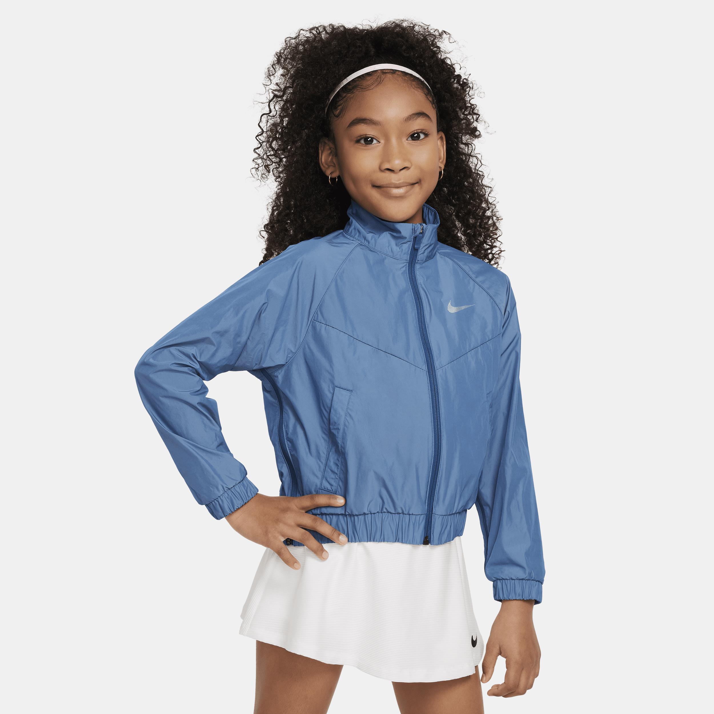 Nike Sportswear Windrunner Older Kids' (Girls') Loose Jacket - Blue