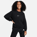 Nike Sportswear Older Kids' (Girls') Dri-FIT Crew-Neck Sweatshirt - Black