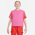 Nike Sportswear Older Kids' (Girls') Boxy T-Shirt - Red