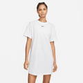 Nike Sportswear Chill Knit Women's Oversized T-Shirt Dress - White - 50% Organic Cotton