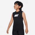Nike Dri-FIT Multi+ Older Kids' (Boys') Sleeveless Training Top - Black - 50% Recycled Polyester