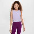 Nike Pro Girls' Dri-FIT Training Tank Top - Purple