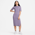 Nike Sportswear Essential Women's Tight Midi Dress - Purple