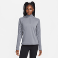 Nike Dri-FIT Pacer Women's 1/4-Zip Sweatshirt - Grey - 50% Recycled Polyester