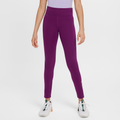 Nike Dri-FIT One Older Kids' (Girls') Leggings - Purple - 50% Recycled Polyester