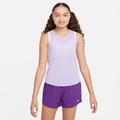 Nike One Older Kids' (Girls') Dri-FIT Training Tank Top - Purple - 50% Recycled Polyester